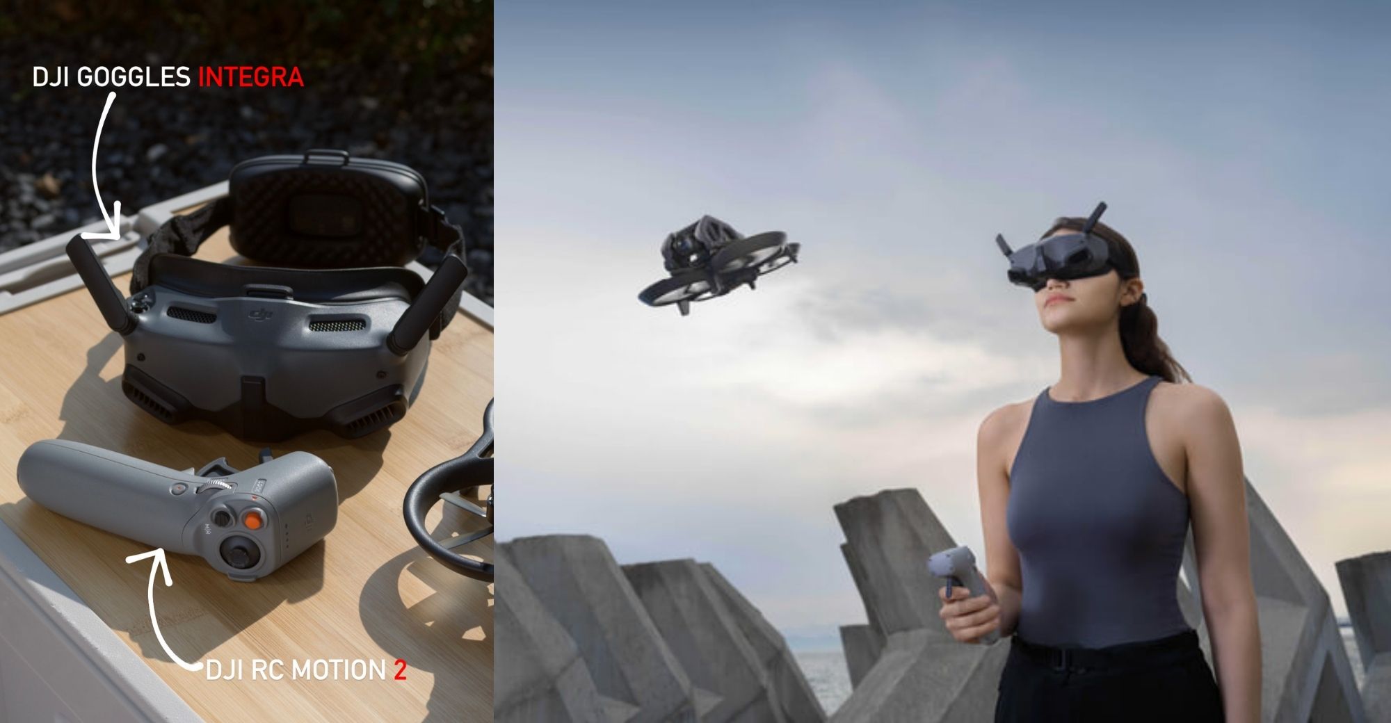 DJI Unveils New DJI Goggles Integra And DJI RC Motion 2