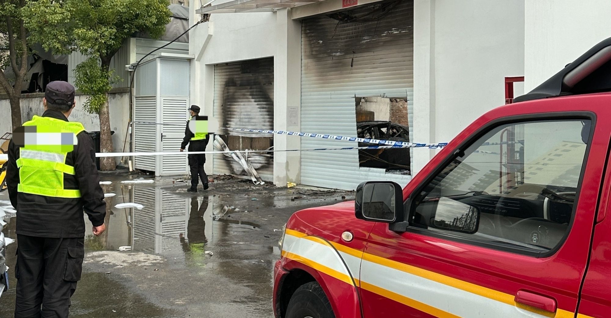 Tesla Denies Fire at Shanghai Auto Shop Caused by A Model Y